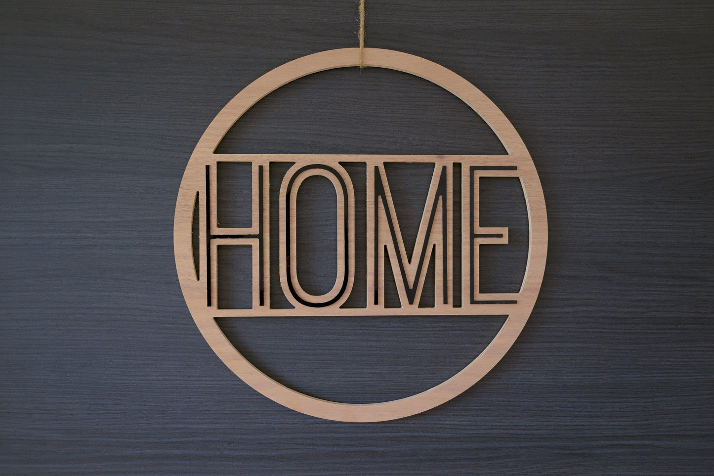 Panneau bois & acrylique "Home"