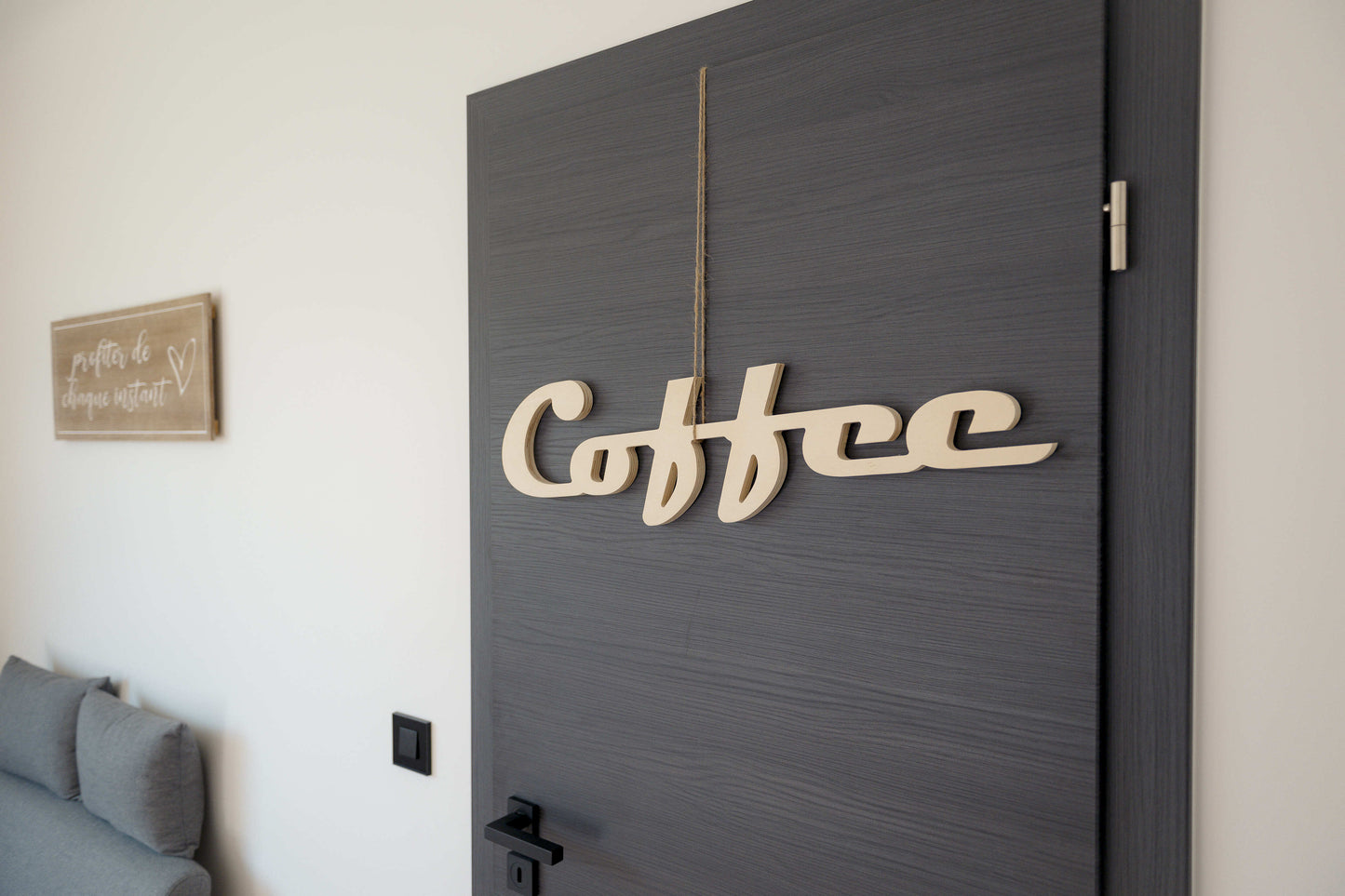 Mot en bois "Coffee" autoportant