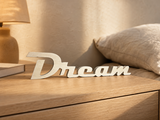 Mot en bois "Dream"