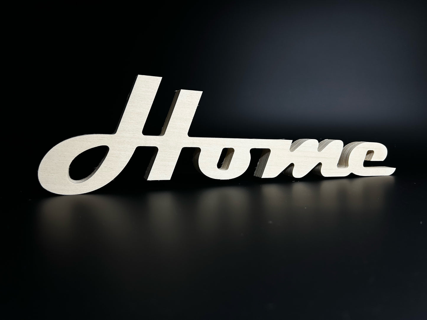 Mot en bois "Home" (variante)