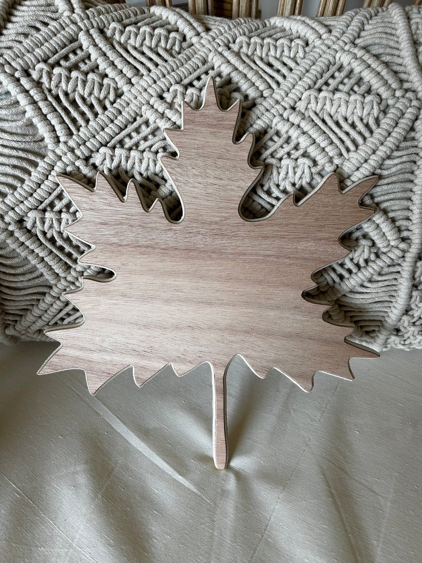 Feuille d'Érable en bois