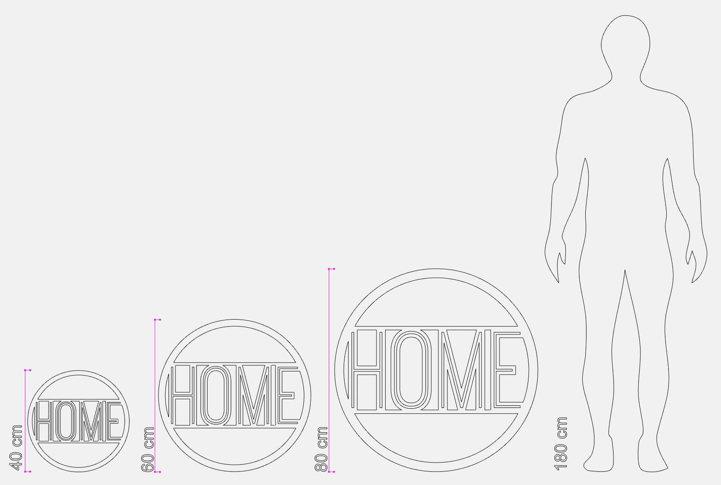 Panneau bois "Home Sweet Home"